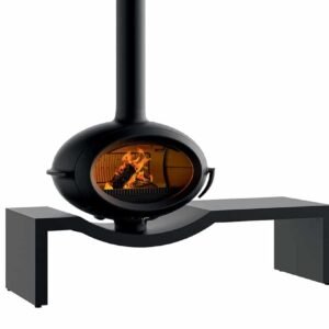 Poêle à bois BRIO sur banc – INVICTA – 7 kW