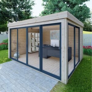 Bureau de jardin en bois massif 11,8m²