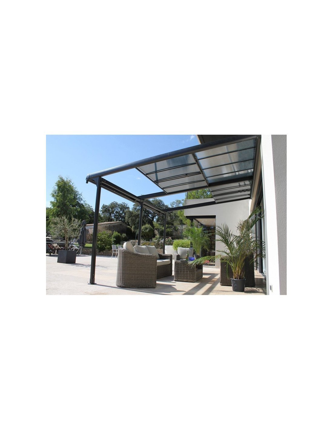 Couverture polycarbonate coulissante pour pergola Azura (sans structure) – Image 2