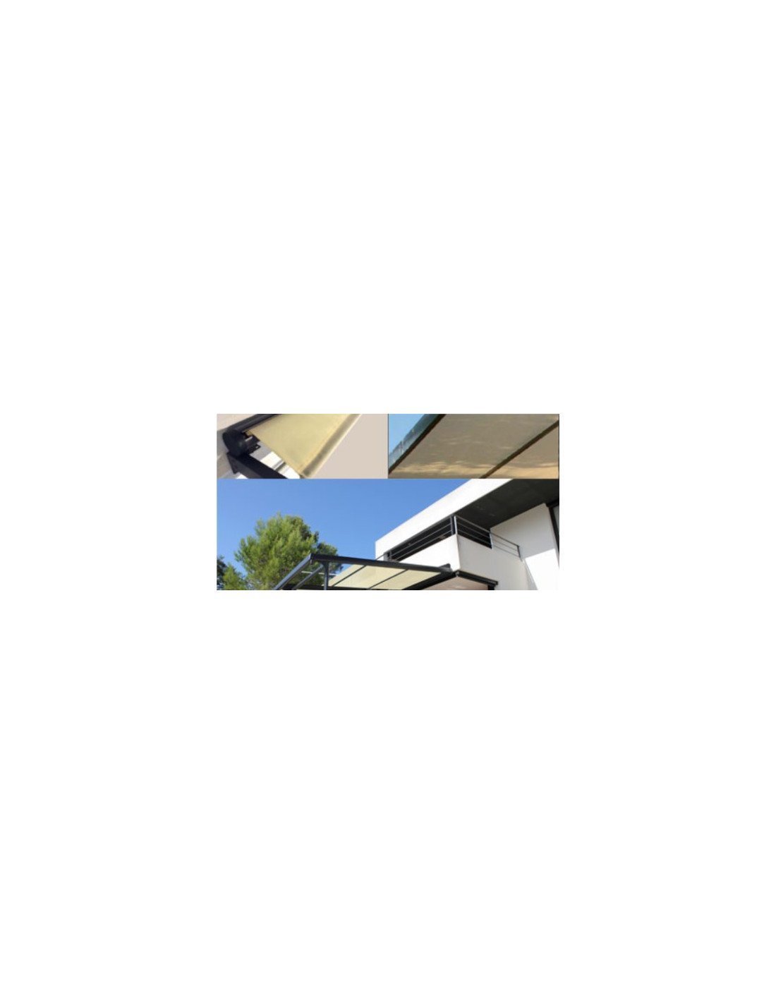 Couverture polycarbonate coulissante pour pergola Azura (sans structure) – Image 5
