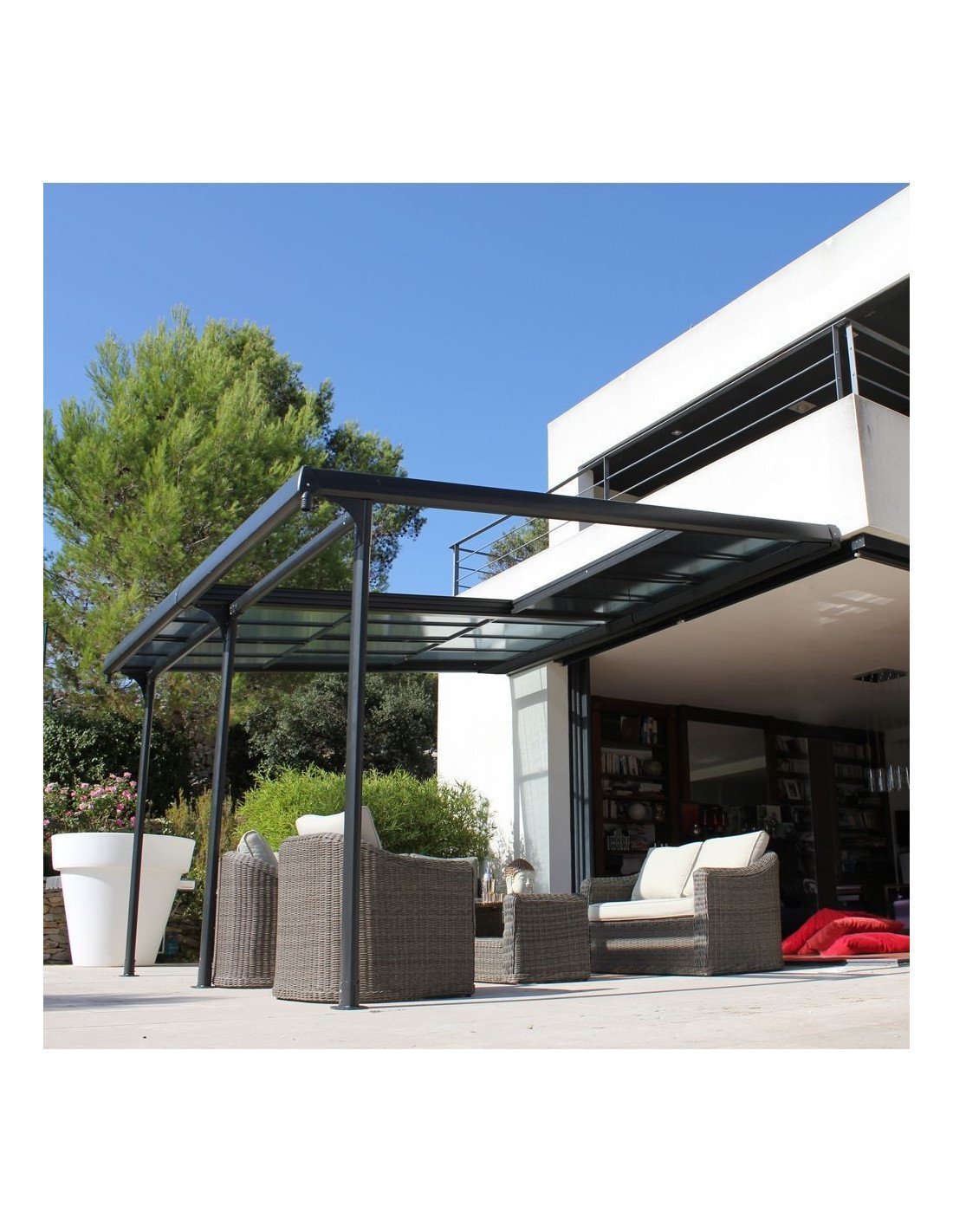 Couverture polycarbonate coulissante pour pergola Azura (sans structure) – Image 7