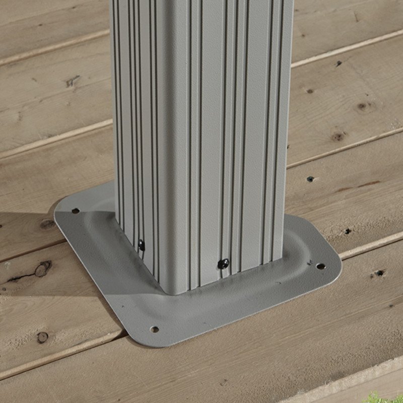 Tonnelle de jardin messina 298x363cm en aluminium thermolaqué – Image 7